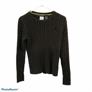 Liz Claiborne Brown Cable Knit Sweater Women's M
